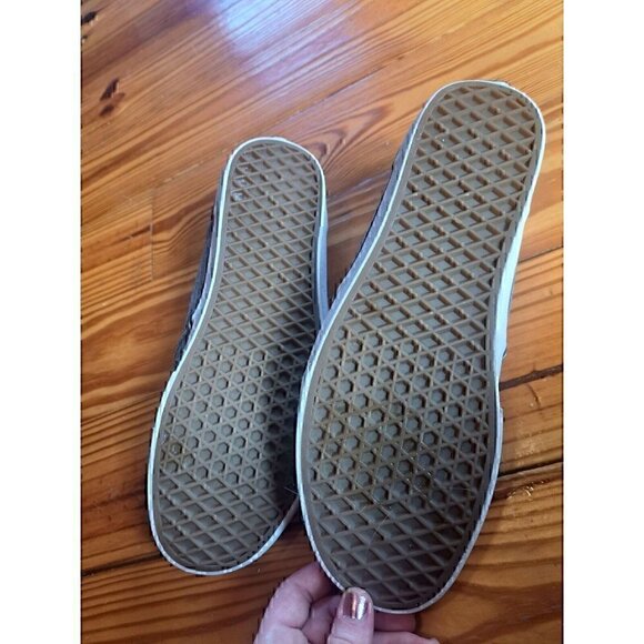 Size 10 - VANS Grey Authentic Casual Sneaker Grey - Picture 3 of 5